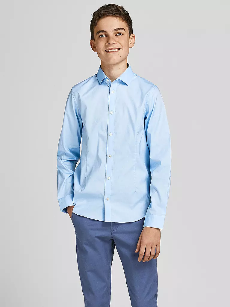 JACK & JONES | Jungen Hemd JJIPARMA | blau