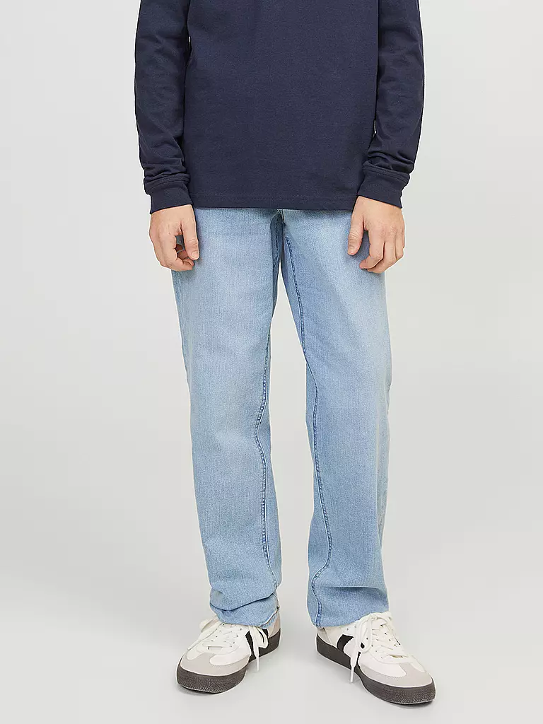 JACK & JONES | Jungen Jeans Regular Fit JJICLARK JJORIGINAL | hellblau