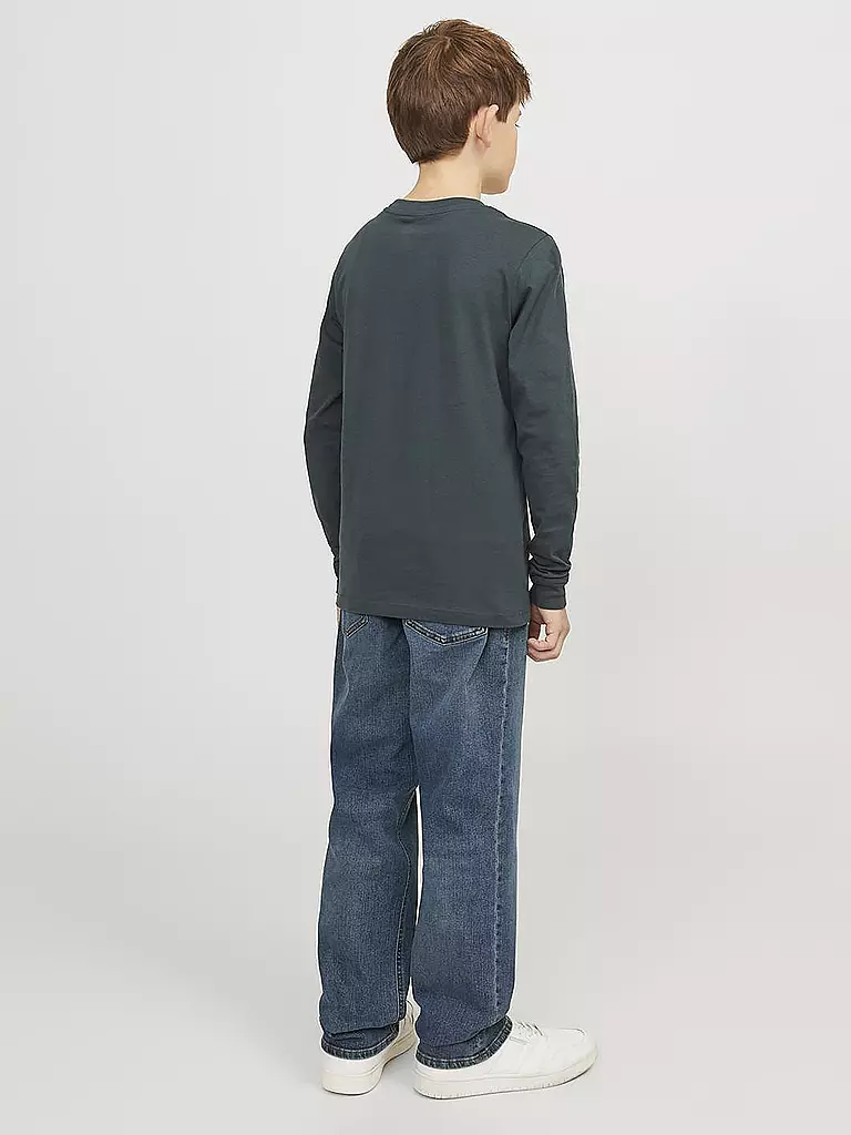 JACK & JONES | Jungen Jeans Straight Fit JJICLARK JJORIGINAL | blau