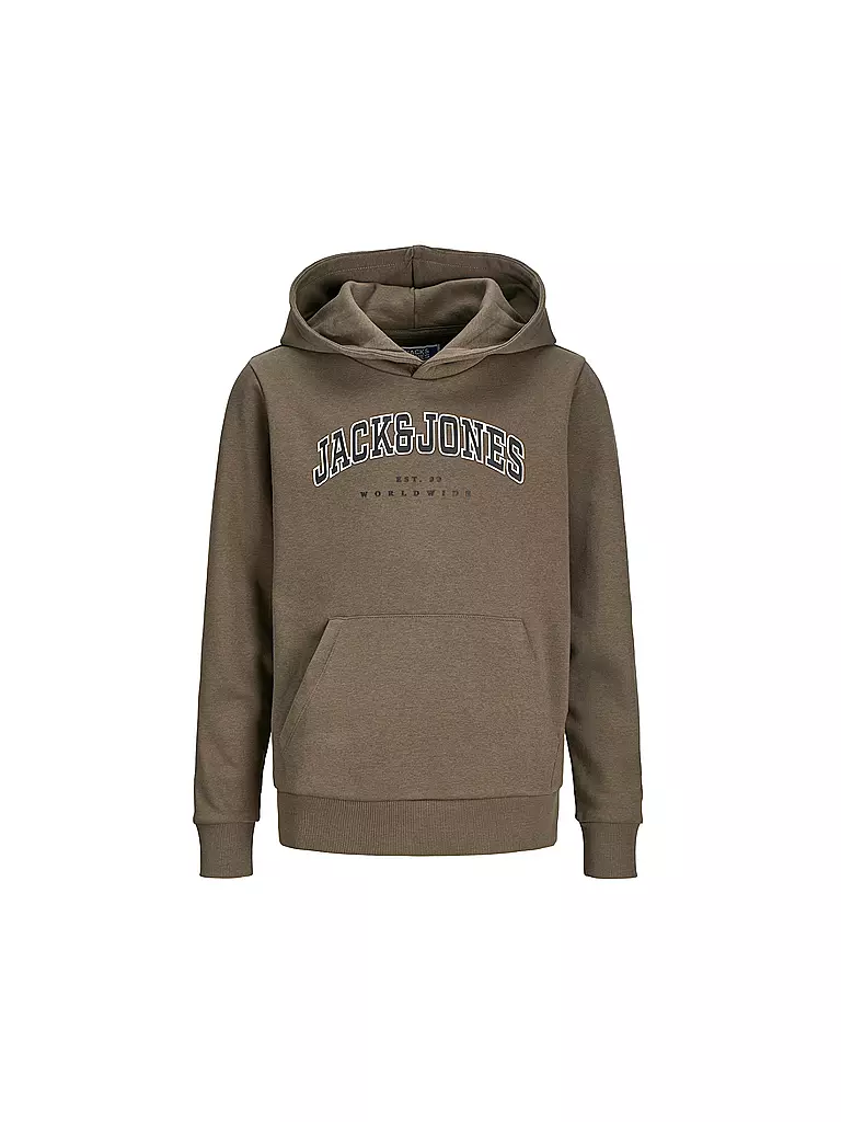 JACK & JONES | Jungen Kapuzensweater - Hoodie JJECALEB  | braun