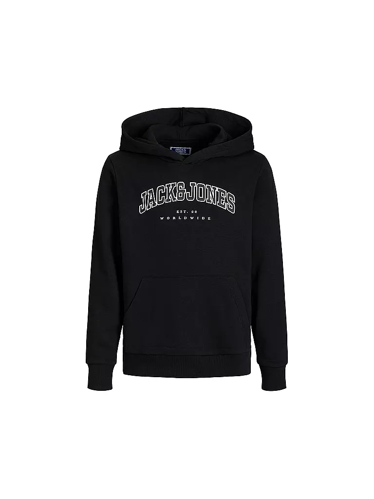 JACK & JONES | Jungen Kapuzensweater - Hoodie JJECALEB  | schwarz