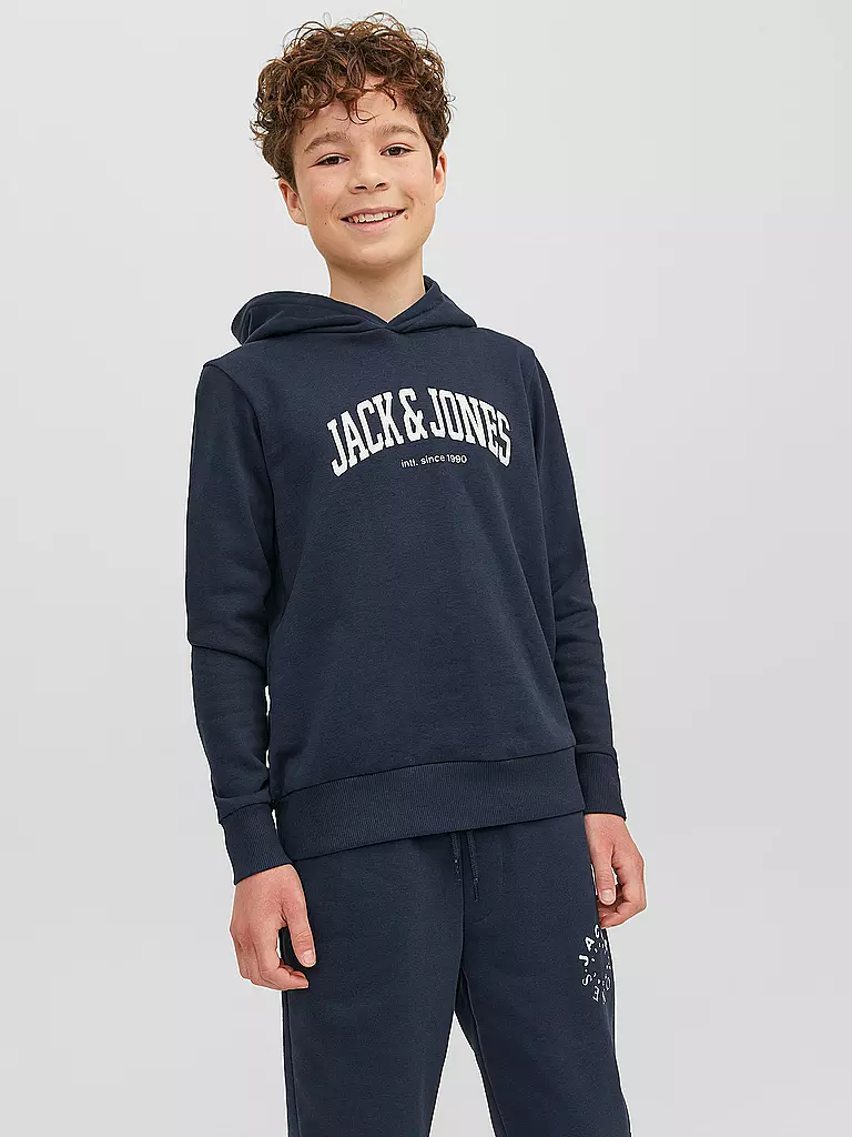 JACK & JONES | Jungen Kapuzensweater - Hoodie JJEJOSH | dunkelblau