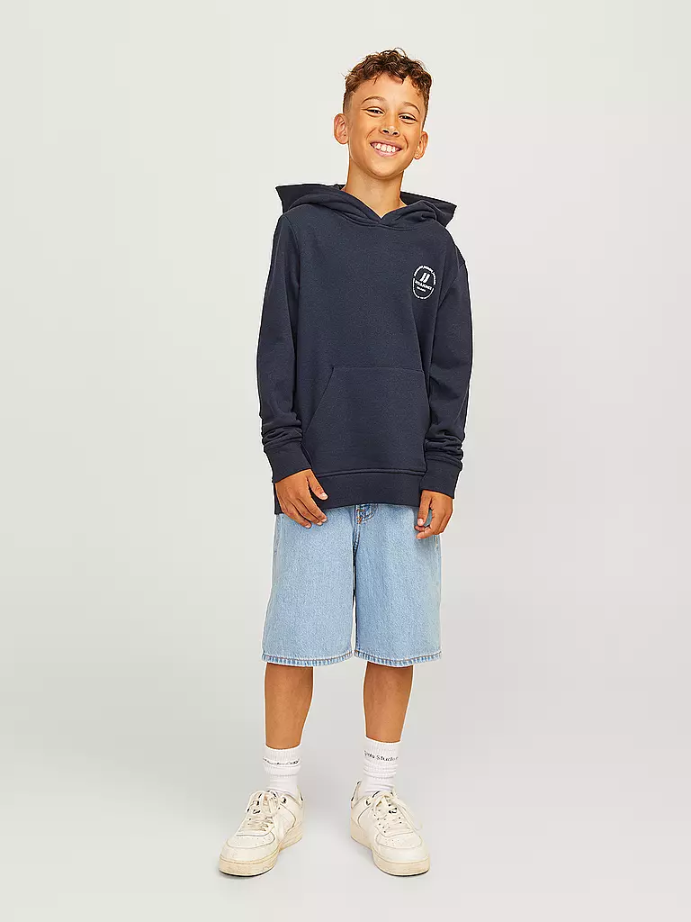 JACK & JONES | Jungen Kapuzensweater - Hoodie JJESWIFT  | dunkelblau