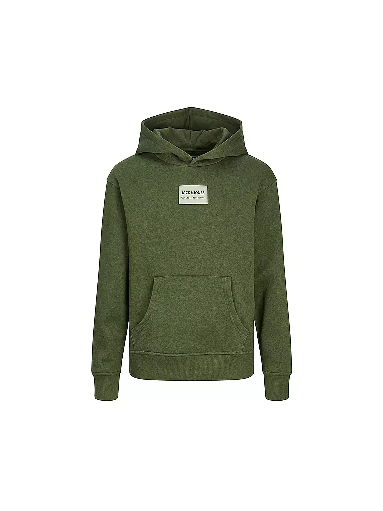 JACK & JONES | Jungen Kapuzensweater - Hoodie JJHAKKAI | olive