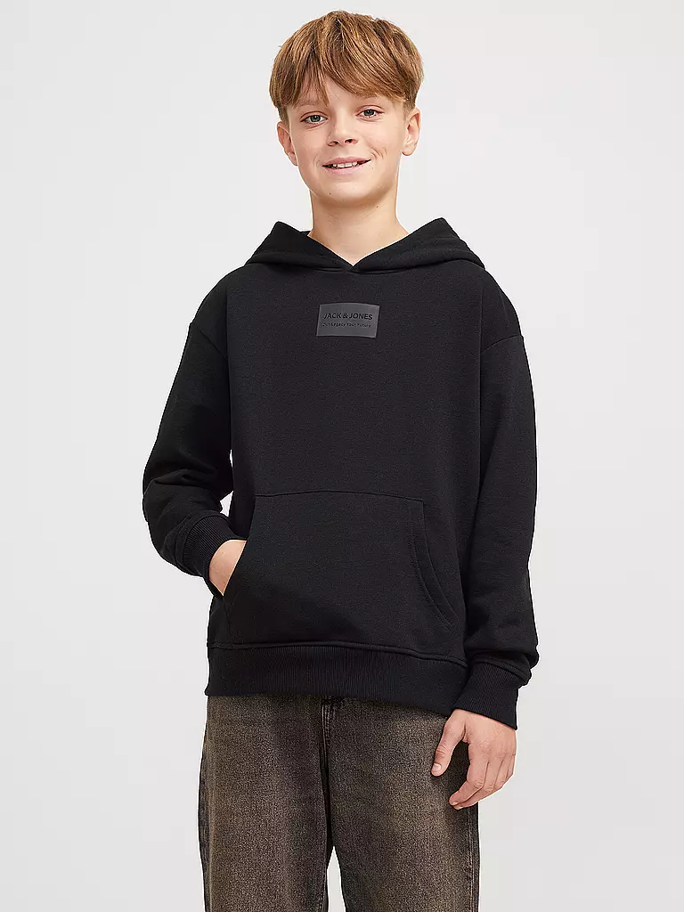 JACK & JONES | Jungen Kapuzensweater - Hoodie JJHAKKAI | schwarz