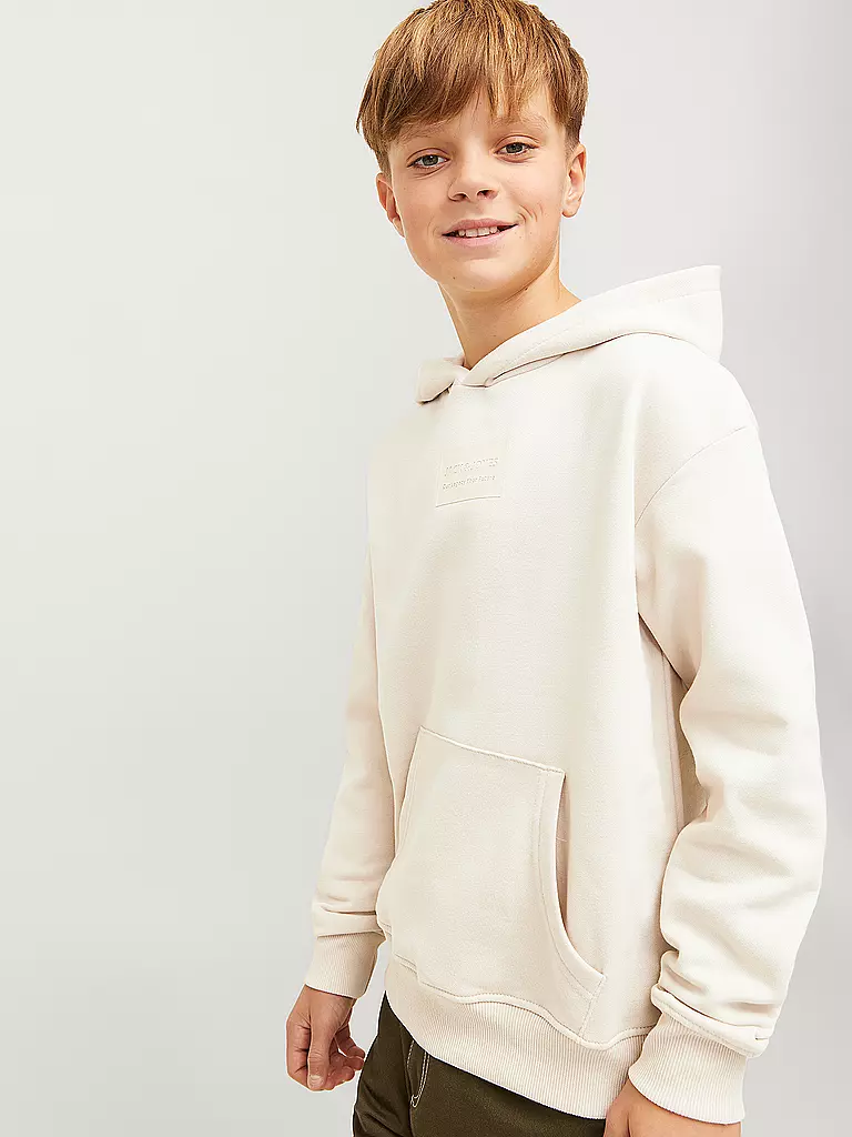 JACK & JONES | Jungen Kapuzensweater - Hoodie JJHAKKAI | beige