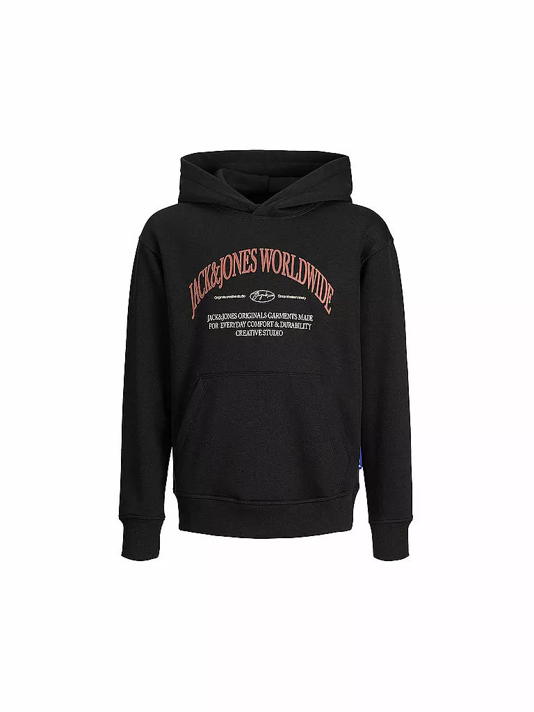 JACK & JONES | Jungen Kapuzensweater - Hoodie JORFREDERIKSBERG | schwarz