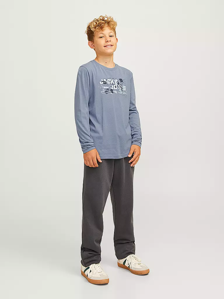 JACK & JONES | Jungen Langarmshirt JCOOUTDOOR | hellblau