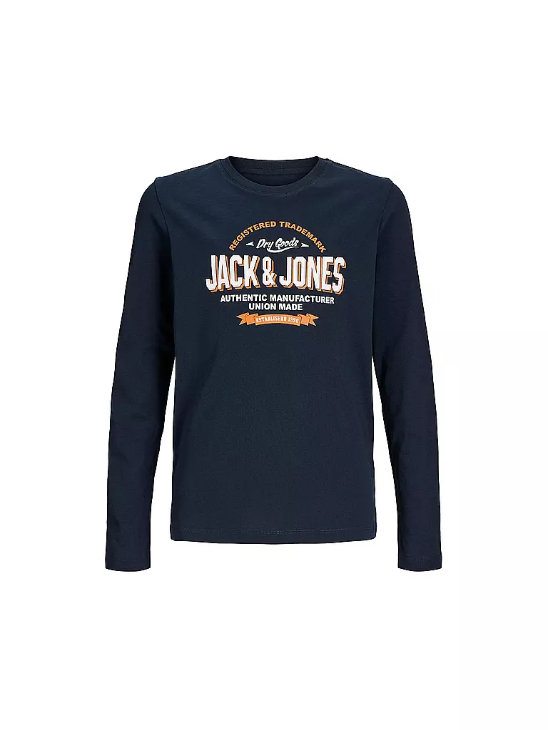 JACK & JONES | Jungen Langarmshirt JJELOGO | dunkelblau