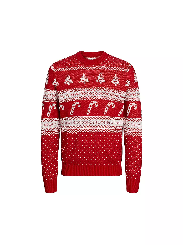 JACK & JONES | Jungen Pullover JJXMAS GABRIEL | rot