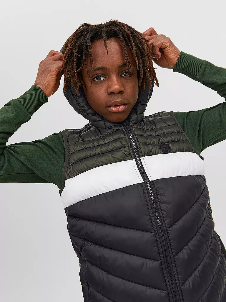 JACK & JONES | Jungen Steppgilet  JJEHERO | olive