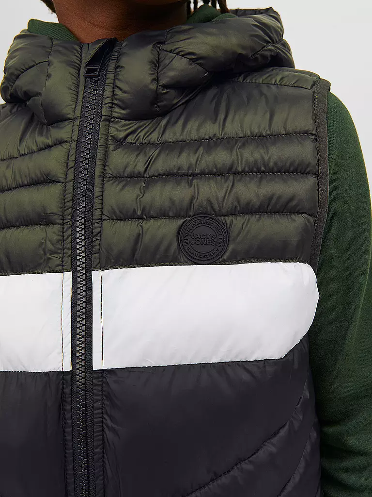 JACK & JONES | Jungen Steppgilet  JJEHERO | olive