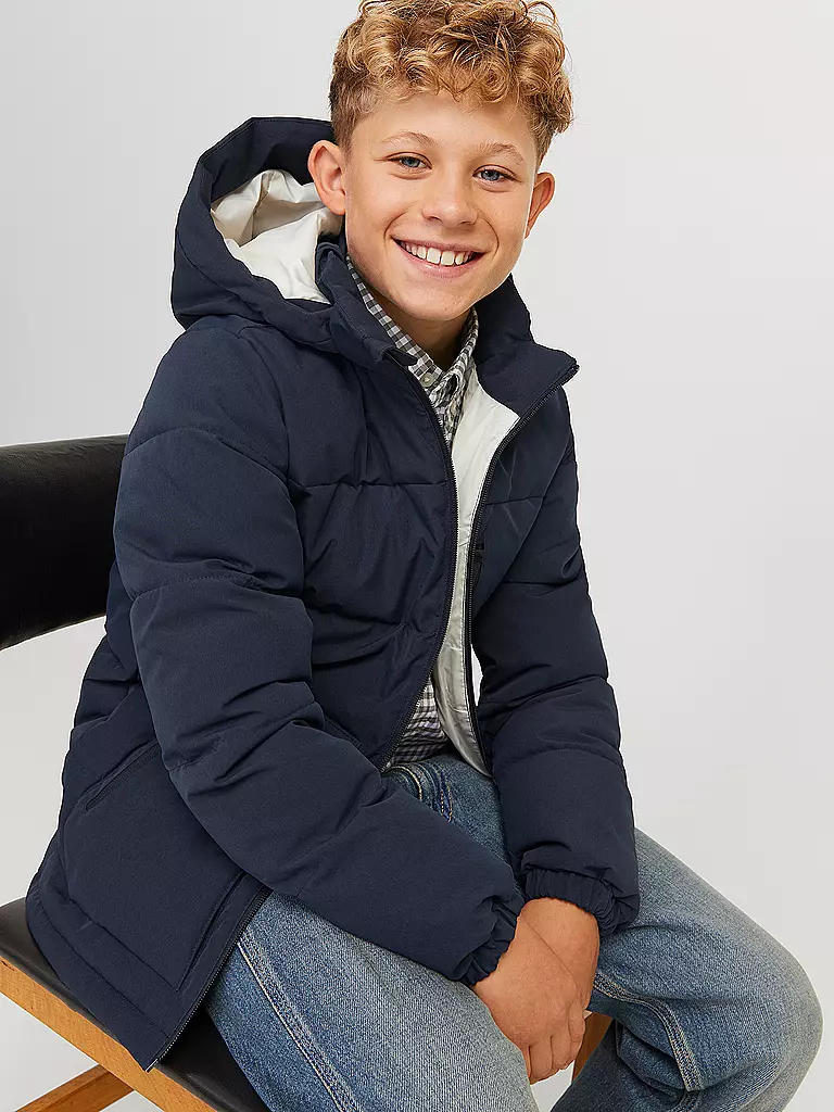 JACK & JONES | Jungen Steppjacke  JJEOTTO  | dunkelblau