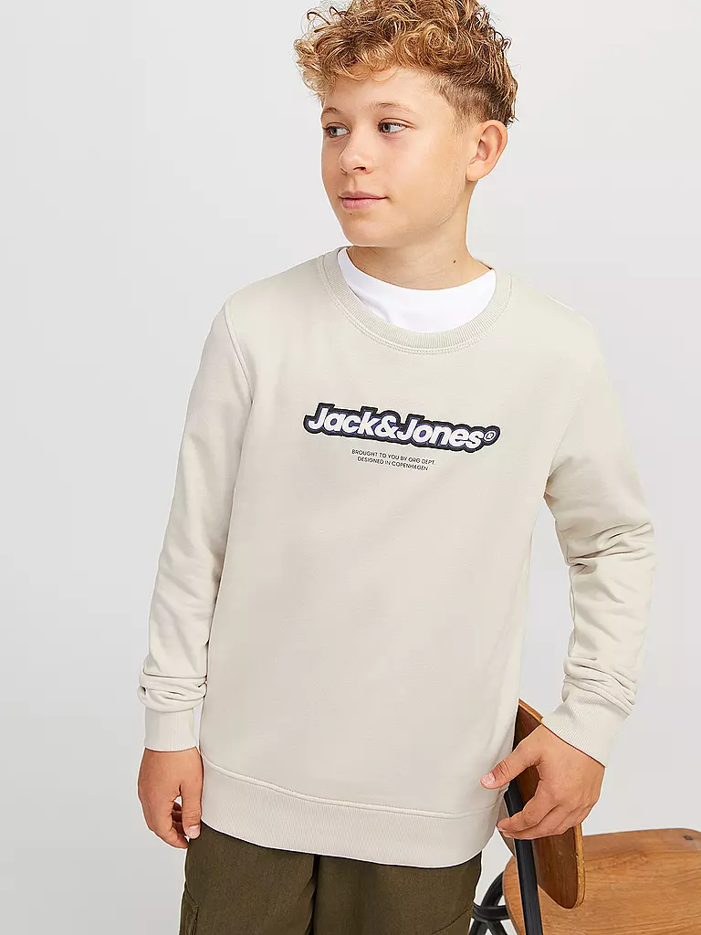 JACK & JONES | Jungen Sweater JORVESTERBRO | beige