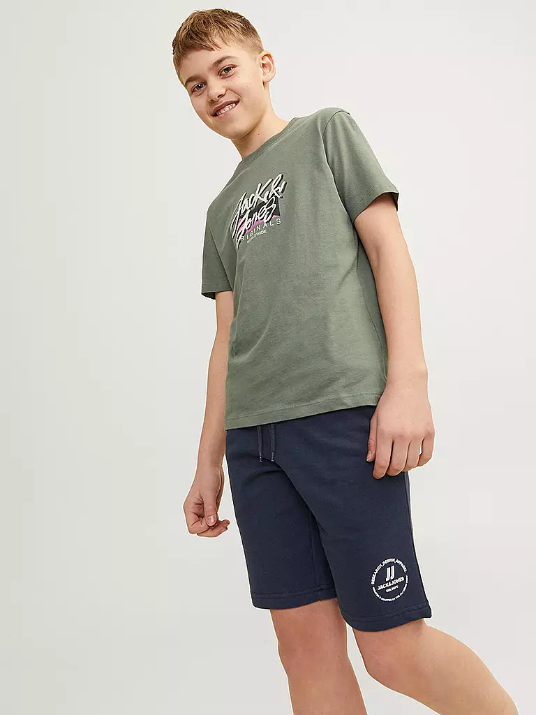 JACK & JONES | Jungen Sweatshorts JPSTSWIFT | dunkelblau