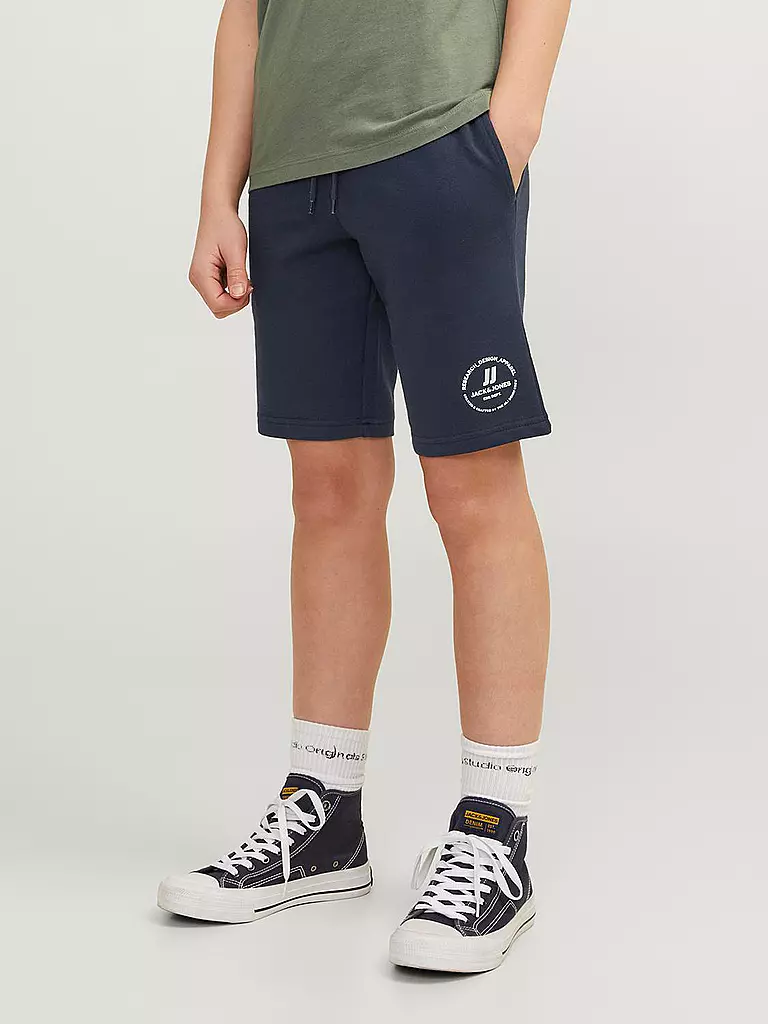 JACK & JONES | Jungen Sweatshorts JPSTSWIFT | dunkelblau