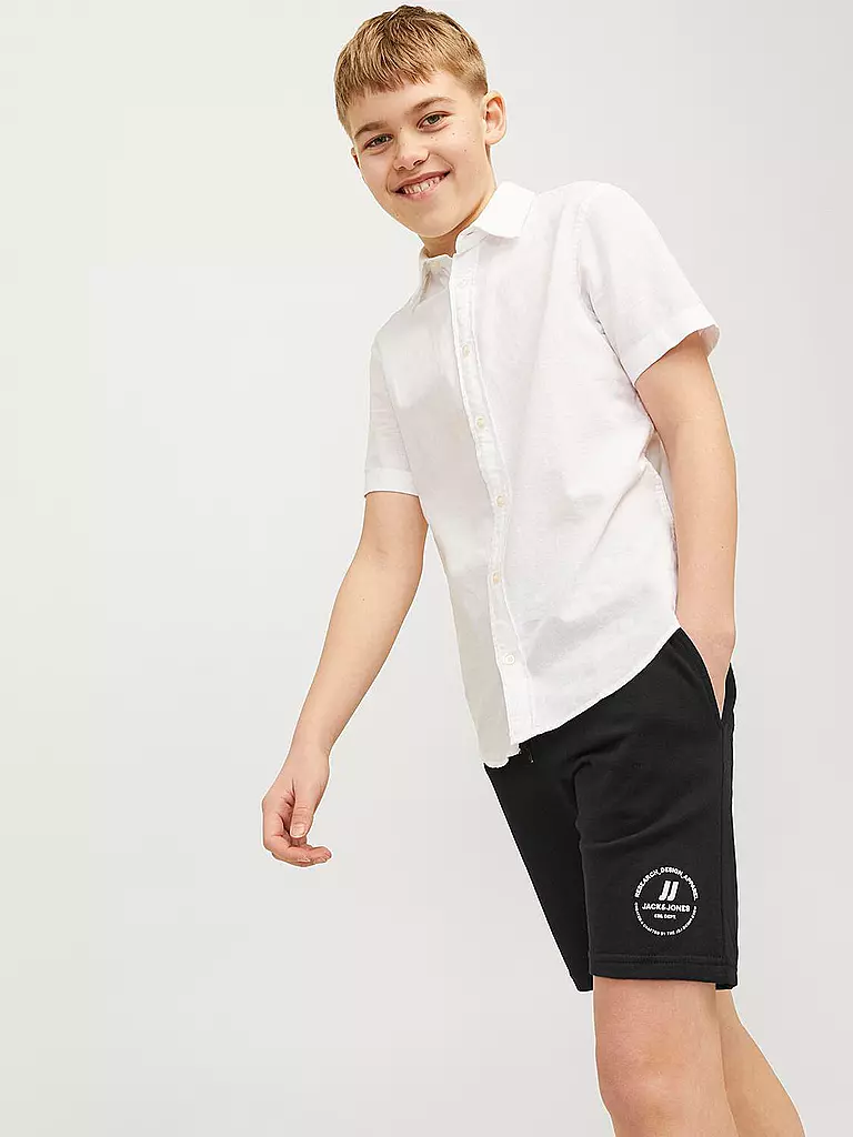 JACK & JONES | Jungen Sweatshorts JPSTSWIFT | schwarz