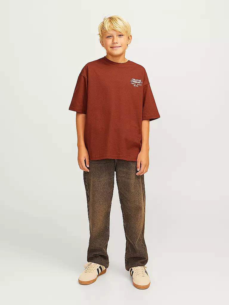 JACK & JONES | Jungen T-Shirt  JORNOHO  | braun