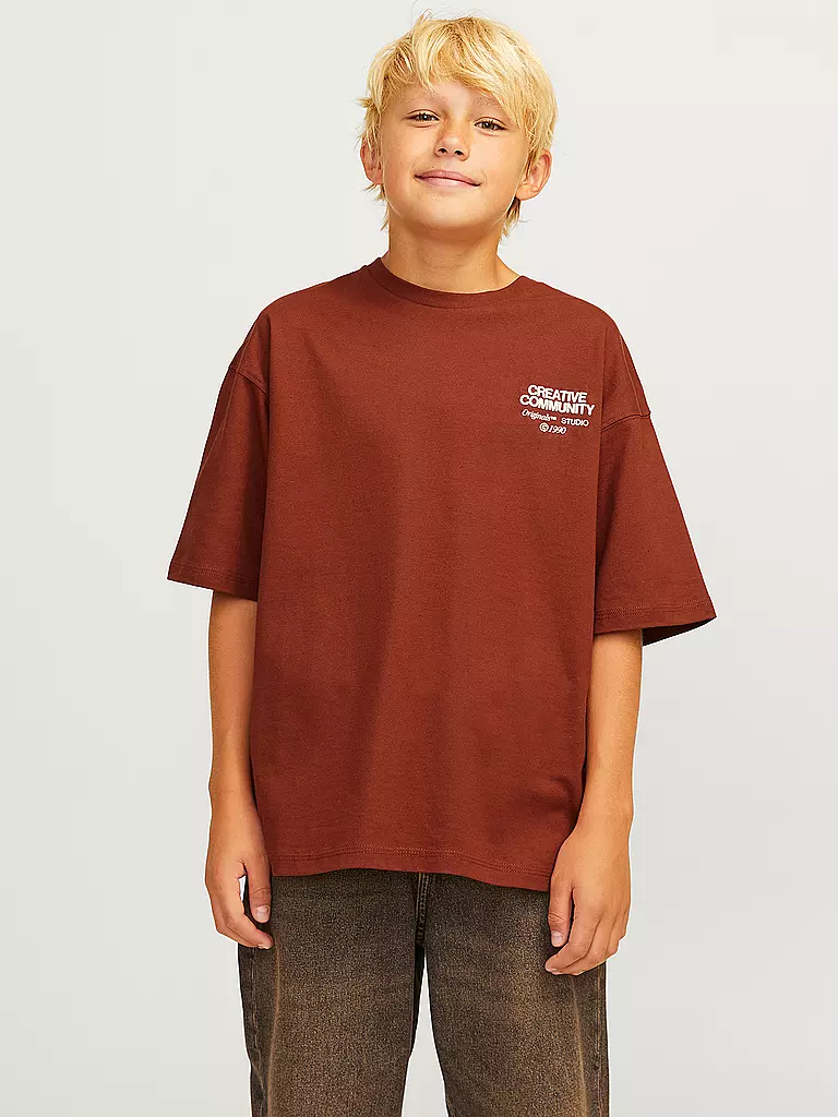 JACK & JONES | Jungen T-Shirt  JORNOHO  | braun