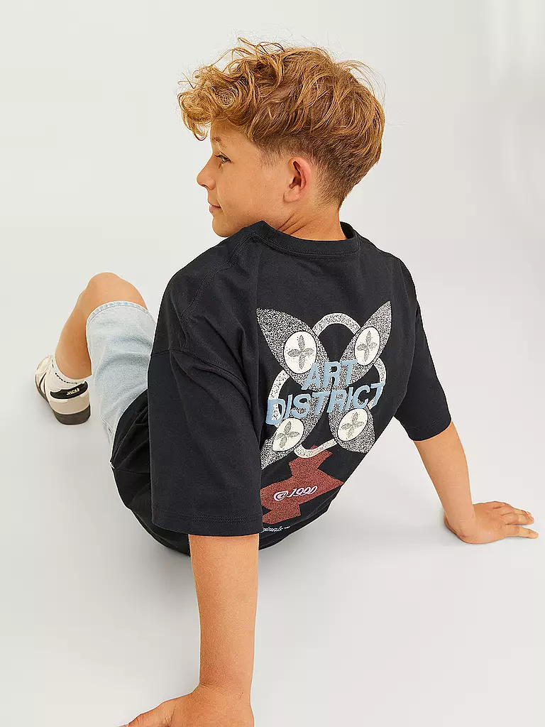 JACK & JONES | Jungen T-Shirt  JORNOHO  | schwarz