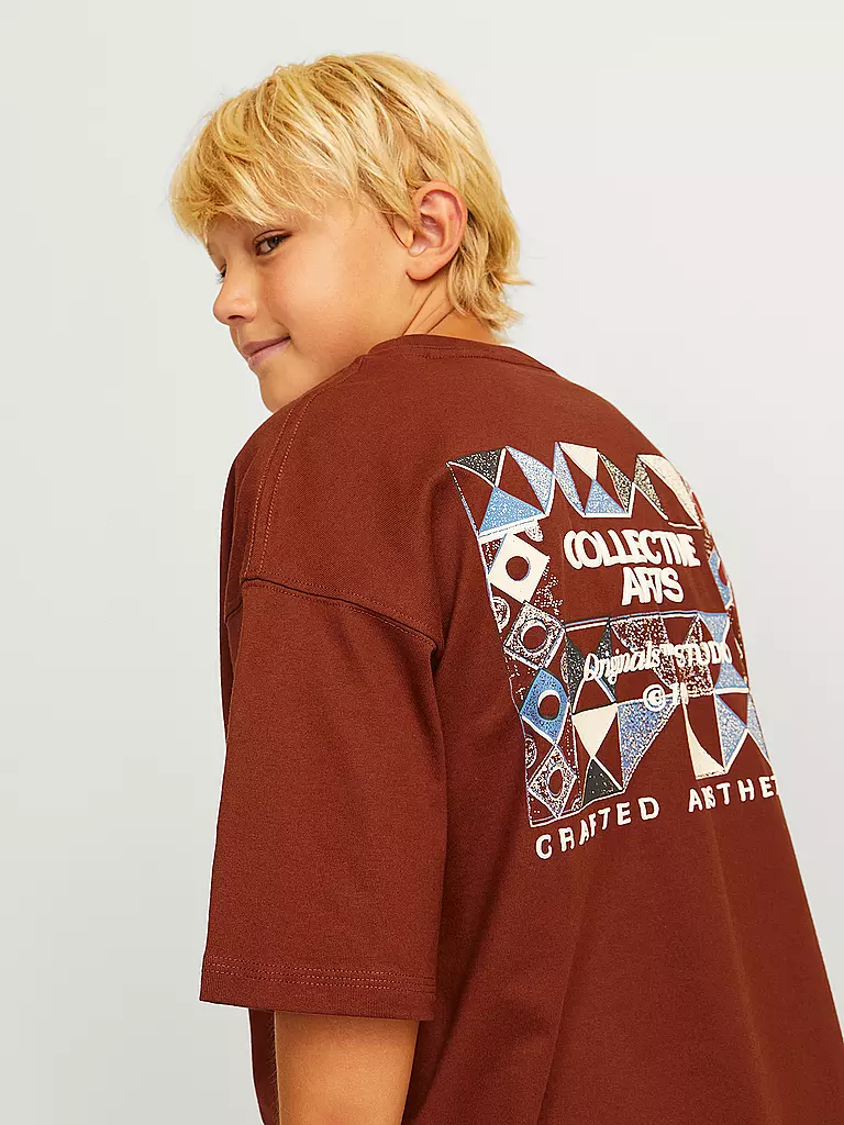 JACK & JONES | Jungen T-Shirt  JORNOHO  | braun