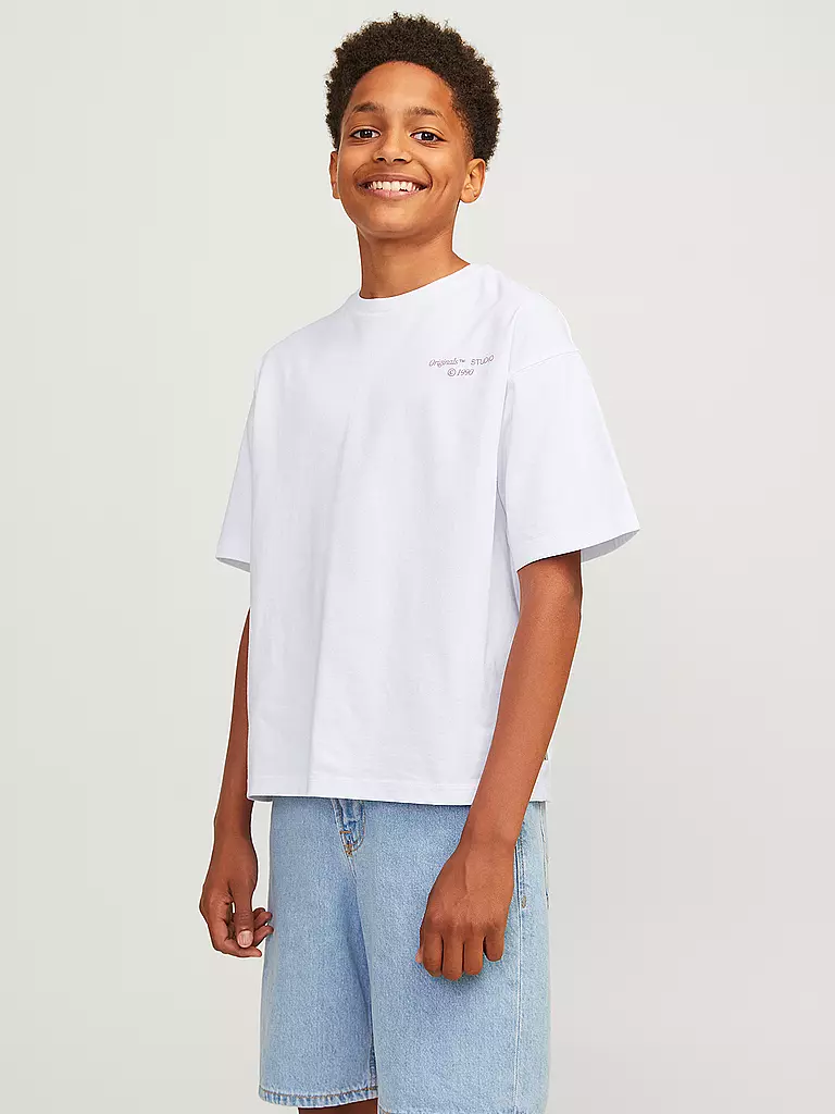 JACK & JONES | Jungen T-Shirt  JORNOHO  | weiss