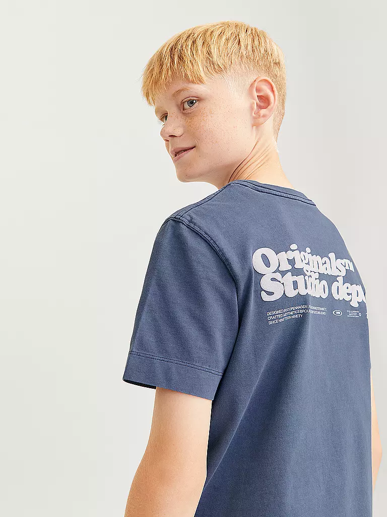 JACK & JONES | Jungen T-Shirt  JORVERMONT | blau