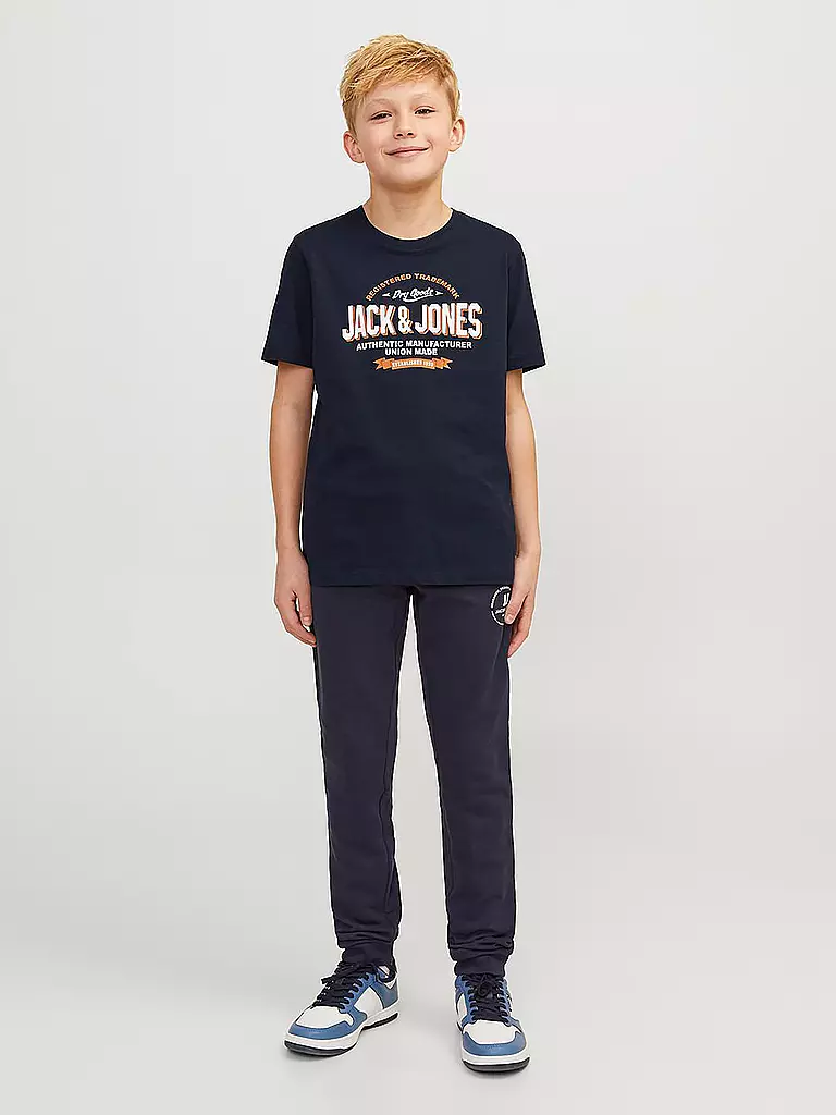 JACK & JONES | Jungen T-Shirt JJELOGO | dunkelblau