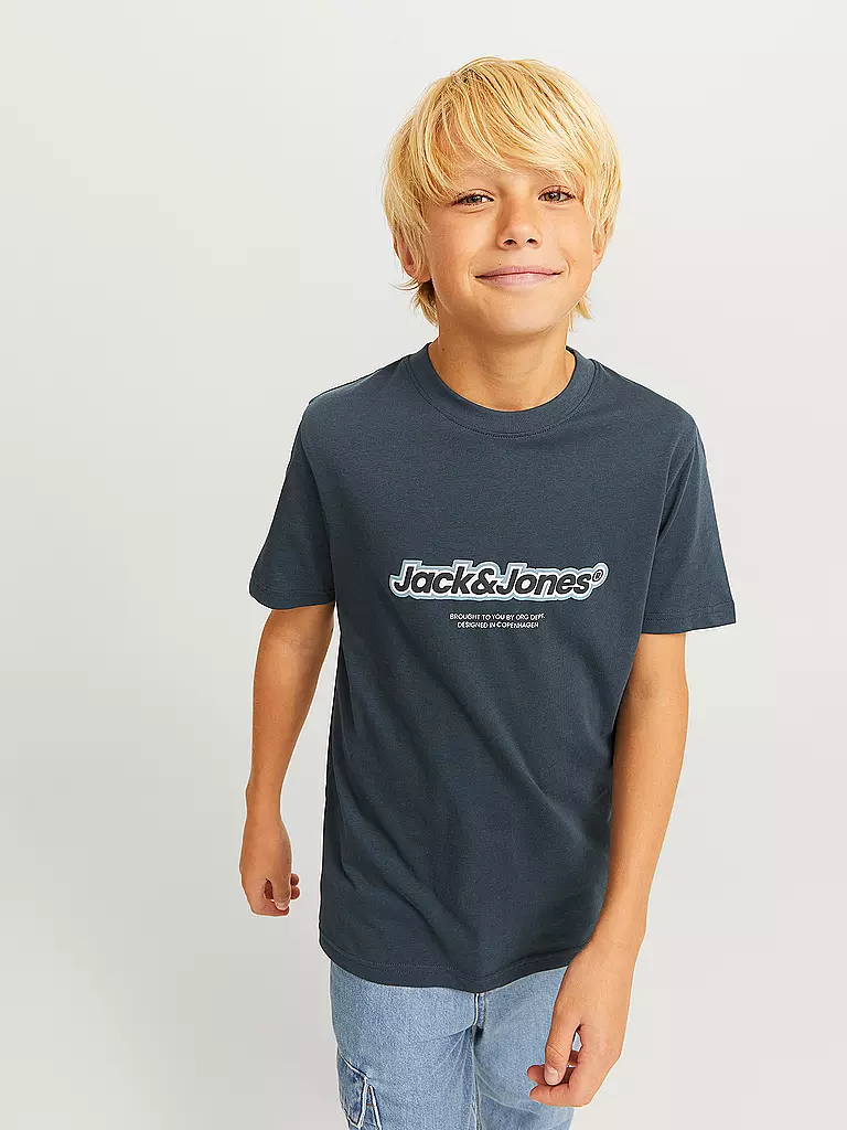 JACK & JONES | Jungen T-Shirt JORVESTERBRO | grau