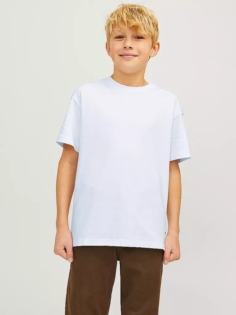 JACK & JONES | Jungen T-Shirt Loose Fit JJEURBAN EDGE | weiss