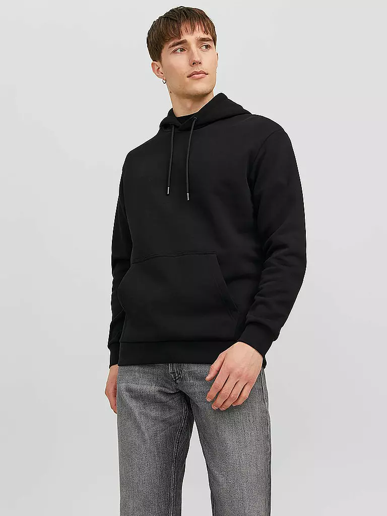 JACK & JONES | Kapuzensweater - Hoodie  JJEBRADLEY | schwarz