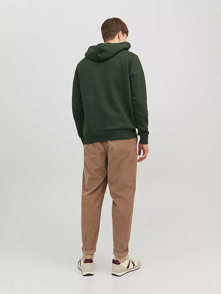 JACK & JONES | Kapuzensweater - Hoodie JJELOGO | dunkelgrün