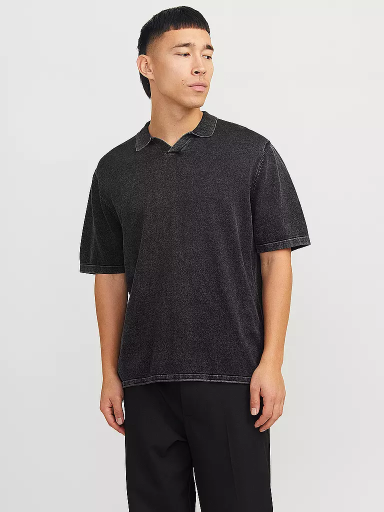 JACK & JONES | Poloshirt JJELEO | schwarz