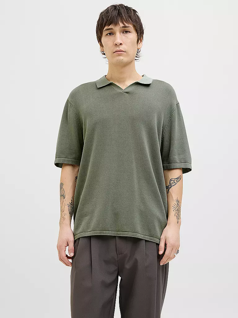 JACK & JONES | Poloshirt JJELEO | olive