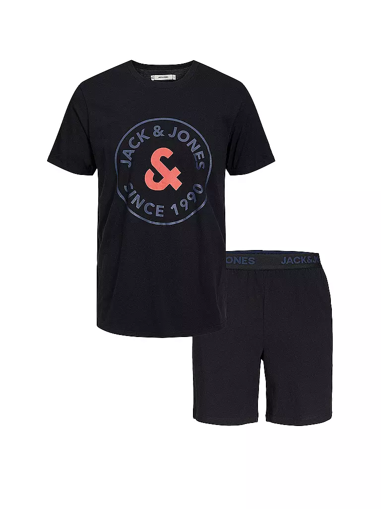 JACK & JONES | Set T-Shirt und Shorts JACAARON | schwarz