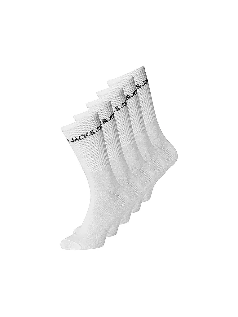 JACK & JONES | Socken 5er Pkg. | weiss