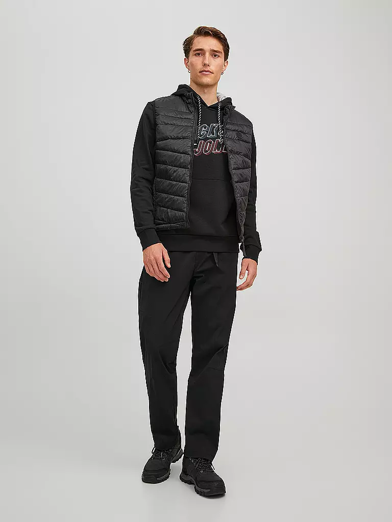 JACK & JONES | Steppgilet JJEHERO | schwarz