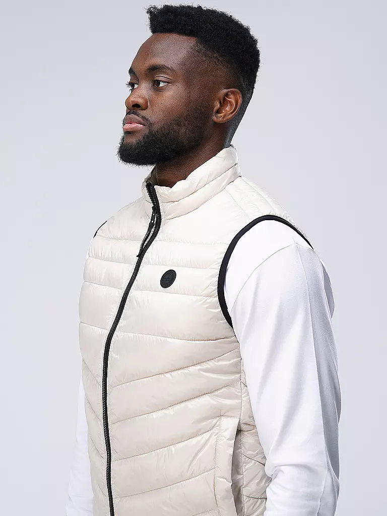 JACK & JONES | Steppgilet JJEHERO | beige