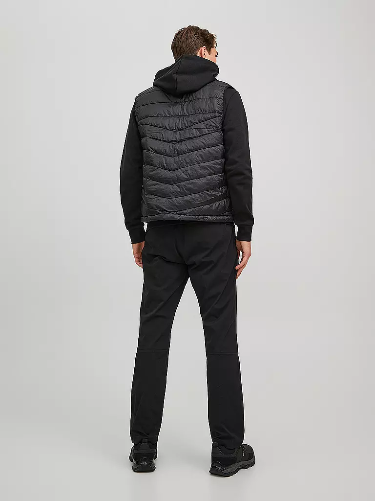 JACK & JONES | Steppgilet JJEHERO | schwarz