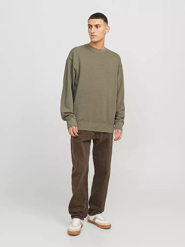 JACK & JONES | Sweater JJECHARGE | olive