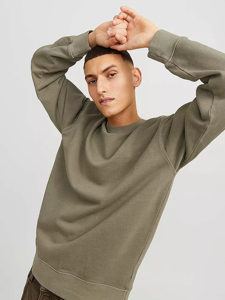 JACK & JONES | Sweater JJECHARGE | olive