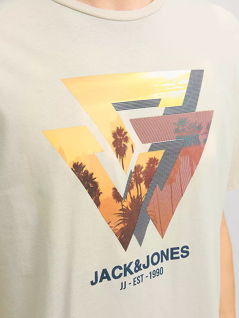 JACK & JONES | T-Shirt JJCELLOX | beige