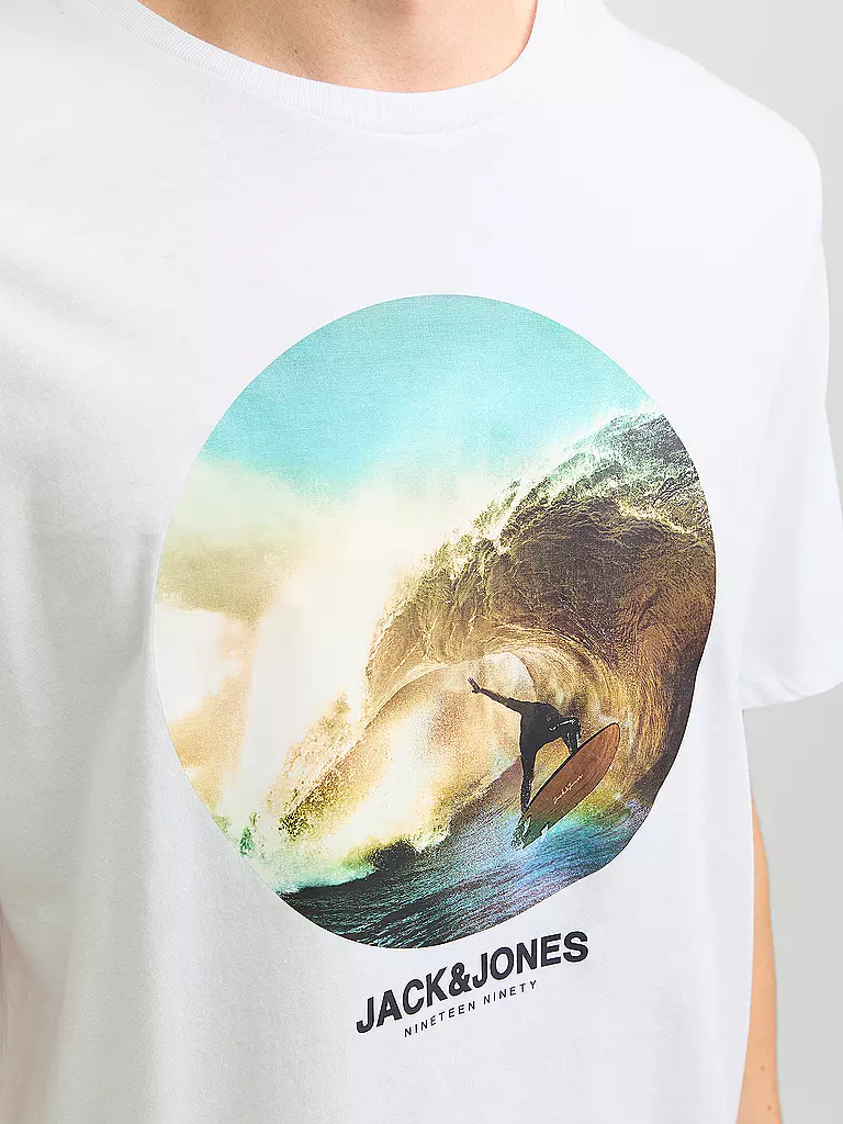 JACK & JONES | T-Shirt JJCELLOX | weiss