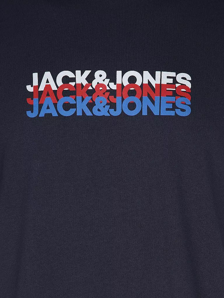 JACK & JONES | T-Shirt JJCYBER | dunkelblau