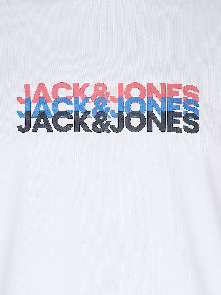 JACK & JONES | T-Shirt JJCYBER | weiss