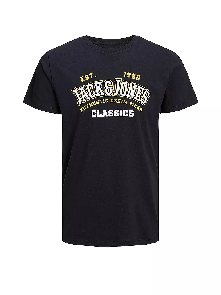 JACK & JONES | T-Shirt JJELOGO | dunkelblau