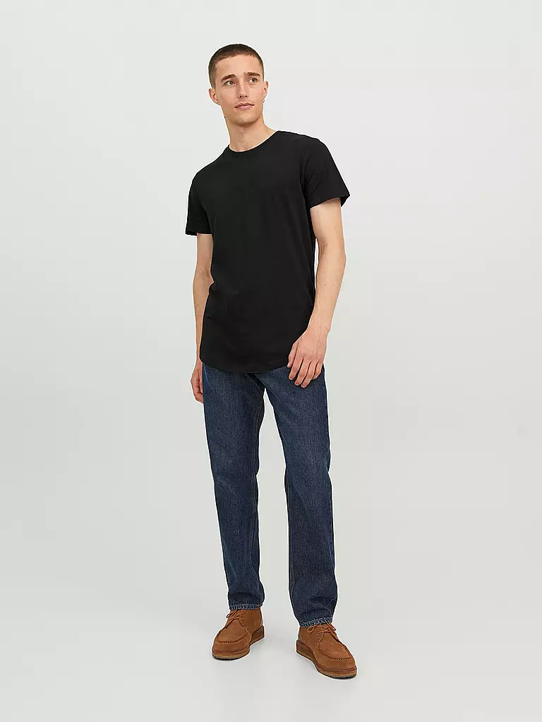 JACK & JONES | T-Shirt JJENOA | schwarz