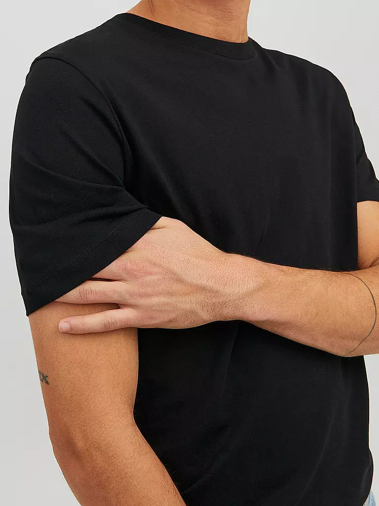 JACK & JONES | T-Shirt JJEORGANIC | schwarz