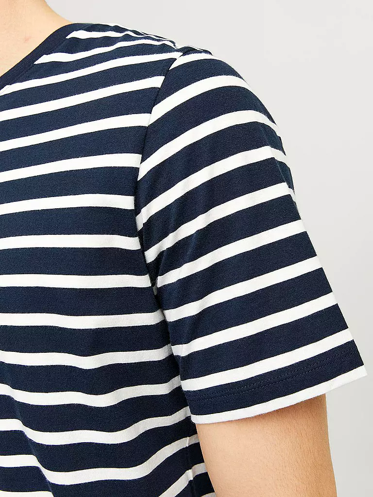 JACK & JONES | T-Shirt JJEORGANIC | dunkelblau