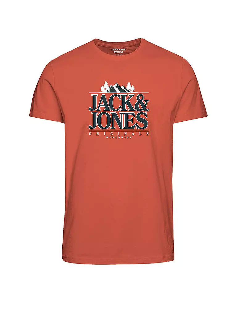 JACK & JONES | T-Shirt JJORMEDIAN | orange